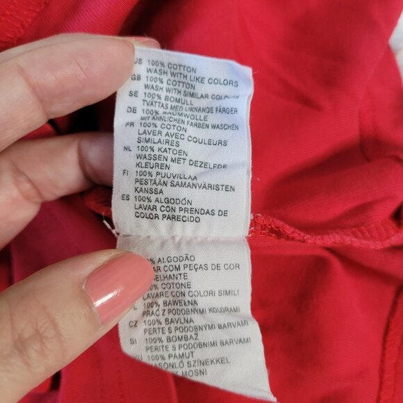 H&M L.O.G.G. Long Sleeve Red Tee - Size XL - Picture 7 of 8